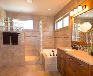 modern bathroom tile